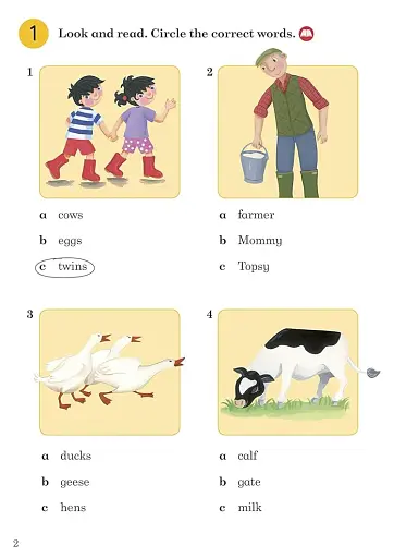 Ladybird Readers 1 Topsy and Tim. Go to the Farm Activity Book - фото 2