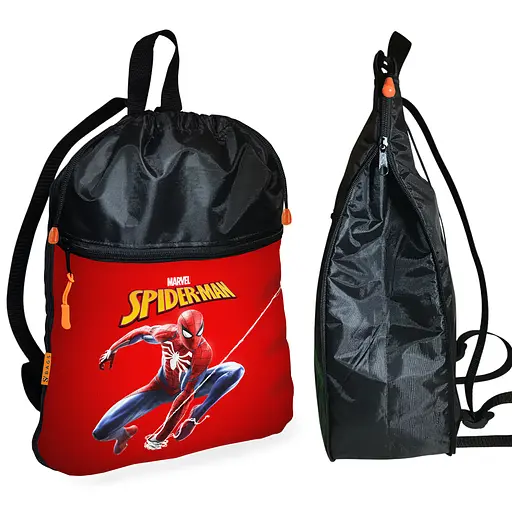 Рюкзак-мешок для школы Человек-паук "Spider-Man"детская сумка для обуви и спортивной одежды (01505)