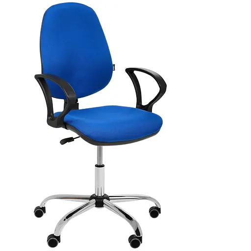 Кресло Бридж Хром ПК/АМФ-4 Кожзам черный