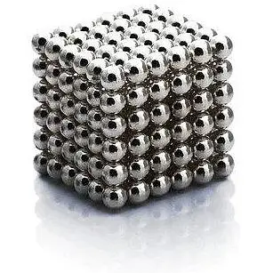 Магнітна розвивальна іграшка кульки на магніті NeoCube срібло 5 мм - фото 3