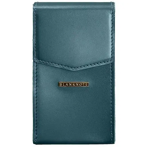 Вертикальна жіноча шкіряна сумка Mini поясна / кроссбоді зелена - фото 1