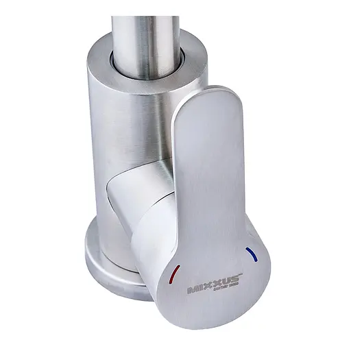 Смеситель для умывальника Mixxus DAX-001-C MX1339 Нержавеющая сталь - фото 2