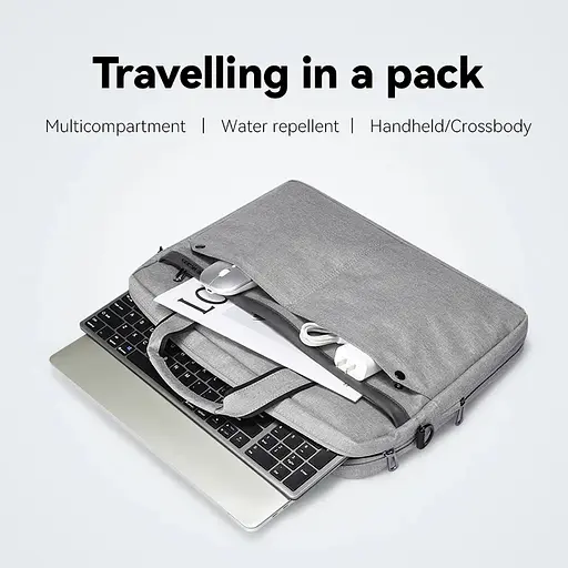 Сумка для ноутбука 15.6" Mark Ryden 8001D захисна через плече White (18666) - фото 5