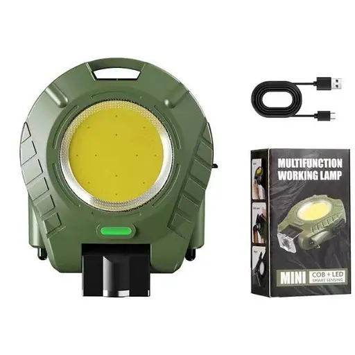 Міні ліхтарик брелок Multifunctional RB-440 COB білий жовтий червоне світло світильник з карабіном відкривачем - фото 3