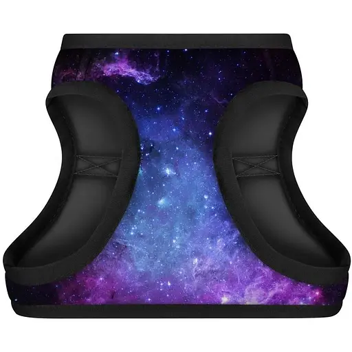 Шлея для собак Waudog Clothes м'яка з QR-паспортом, малюнок "NASA21", S2 - фото 2