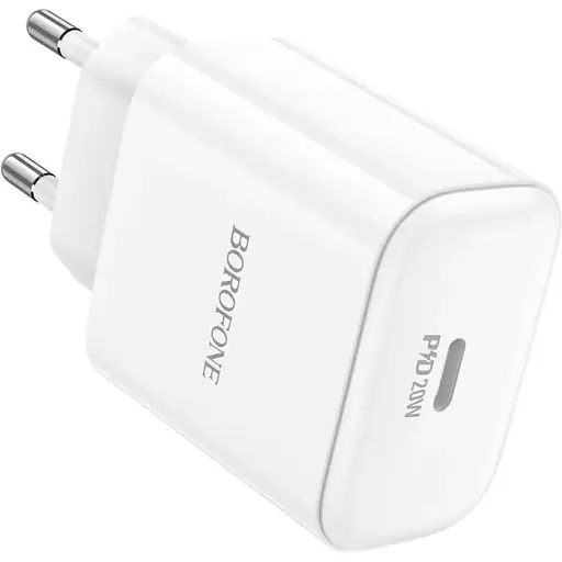 Блок живлення швидкий зарядний пристрій Borofone BA81A 20w usb-c - фото 1