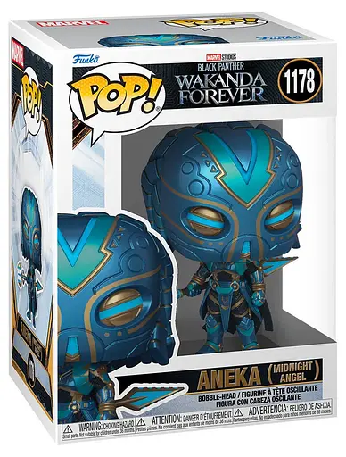 Коллекционная  фигурка   Фанко Поп Марвел Черная Пантера Анека Funko Pop Marvel Black Panther Aneka 10 см M BP A 1178 - фото 3