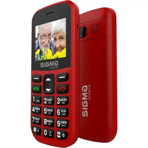 Мобильный телефон Sigma mobile Comfort 50 CF115 Easy Red (UA UCRF)