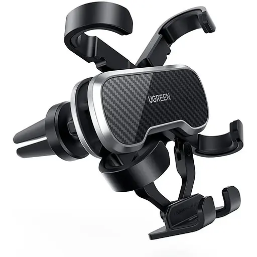 Автодержатель для телефона Ugreen LP228 Gravity Drive Air Vent Car Mount Phone Holder черный - фото 1