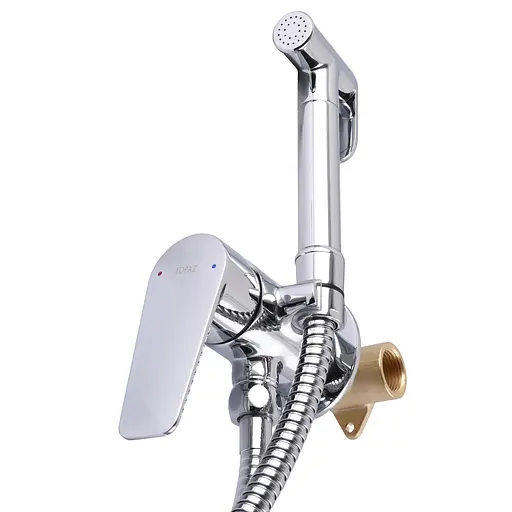 Набор гигиенического душа скрытого монтажа Topaz Capri TCA-15106-H43, Хром - фото 4