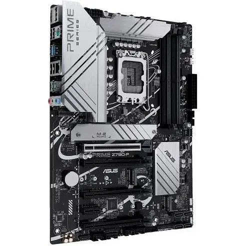 Материнская плата Asus Prime LGA1700, Z790-P, Z790, 4xDDR5, Int.Video(CPU), 4xSATA3, 3xM. 2, 1xPCI-E 16x 5.0, 3xPCI-E 16x 4.0, 1xPCI-E 1x 3.0, 1xM.2 (Key E), Realtek 7.1, Realtek 2.5Gb, 7xUSB3.2/6xUSB2.0, HDMI/DP, ATX - фото 3