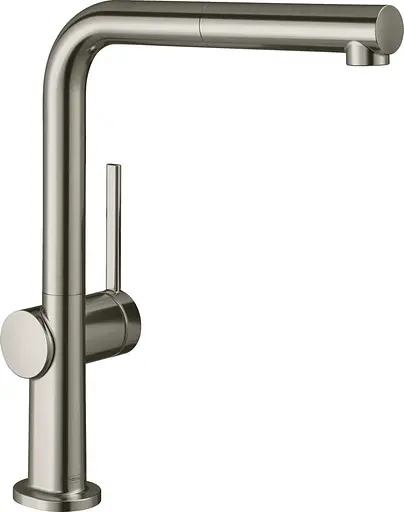 Змішувач Hansgrohe Talis 270 1jet кухонний з витяжним виливом Sbox 72809800 Stainless Steel Нержавіюча сталь - фото 1