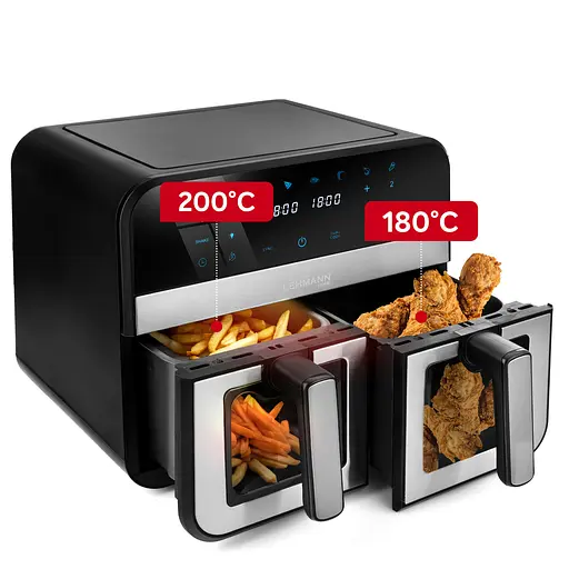 Аерофритюрниця двокамерна Lehman Taste 9 л Wi-Fi - фото 3