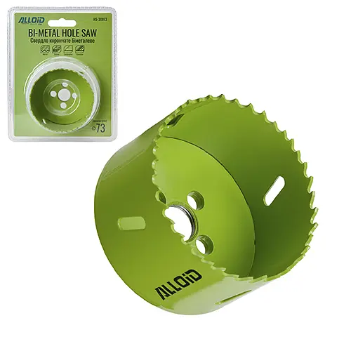 Свердло корончате Alloid Building Tools біметалеве 73 мм (HS-30073) - фото 2