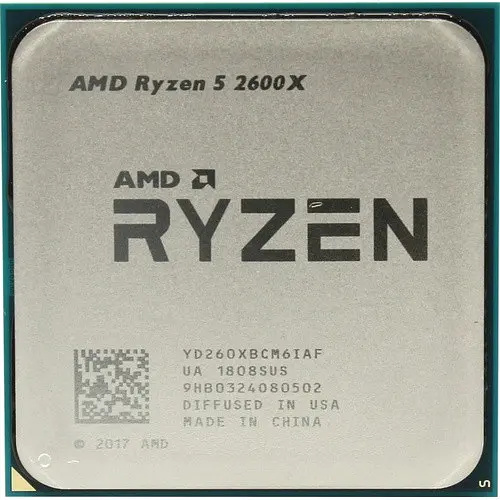 Процессор AMD Ryzen 5 2600X 3.6-4.2 GHz AM4, 95W Б/У