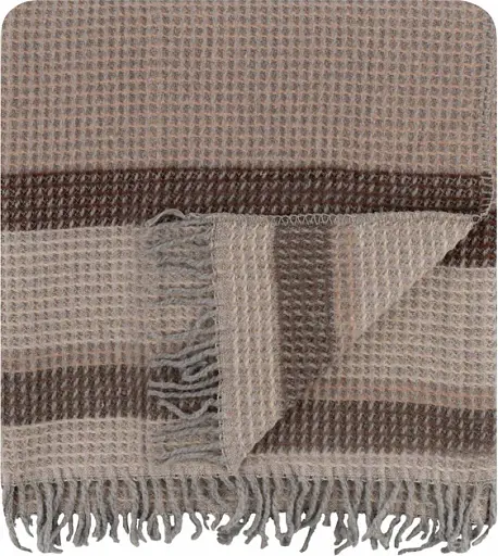 Плед Ardesto Leonardo 150х200 см піке коричневий (ART0422LT) - фото 3