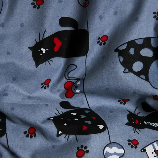 Набор наволочек Moon&Star Бязь Gold Люкс Feline Fun 40х60 см 2 шт - фото 5