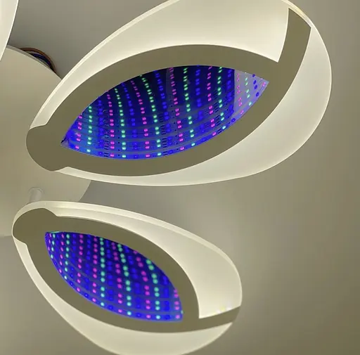 Люстра на 3/5 лепестков с 3D подсветкой Line.F Кольца 5 - фото 8