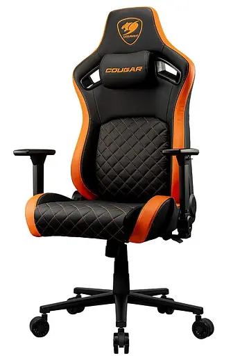 Игровое кресло Cougar Defensor Black Orange (DEFENSOR) - фото 3