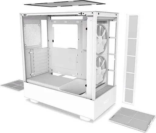 Корпус NZXT H5 Elite Tempered Glass White (CC-H51EW-01) Без БП Б/в - фото 3