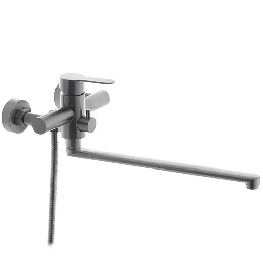 Змішувач для ванни Zerix DAX-006 ZX3150 Нержавіюча сталь - фото 1