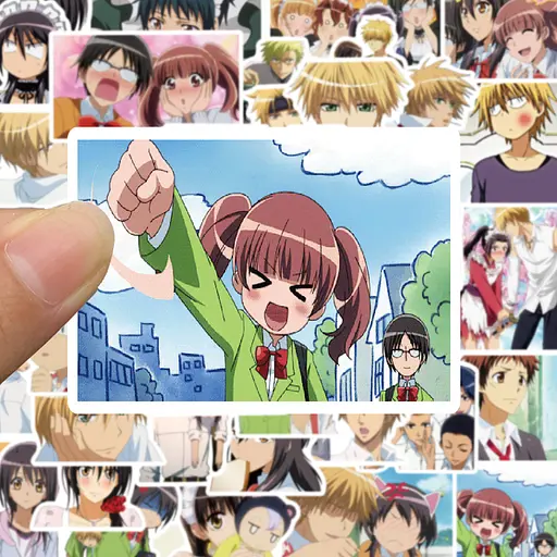 Стікерпак Президент студради - покоївка! Набір наклейок GeekLand Kaichou wa Maid-sama! 50 штук - фото 6