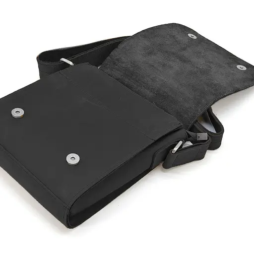 Чоловіча шкіряна сумка через плече TARWA 26х22х6 см sum0025883 - фото 8