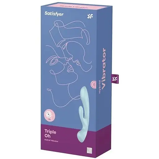 Вибратор-кролик Satisfyer Triple Oh - фото 4
