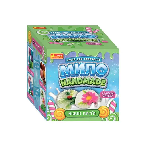 Мыло своими руками "Нежные цветы" 15130046 с эфирным маслом