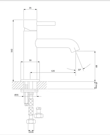 Змішувач для раковини Omnires Y brushed gold (Y1210NGLB) - фото 4