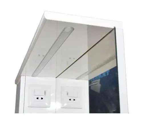 Зеркало ПіК Симпл со шкафчиками и LED подсветкой 90 см 30412 - фото 6