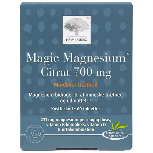 Магній цитрат New Nordic Magic Magnesium Citrat 700 мг 60 таблеток