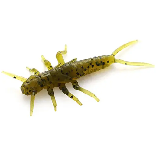 Силікон FishUP Stonefly 0.75" (12шт) #074 - Green Pumpkin Seed