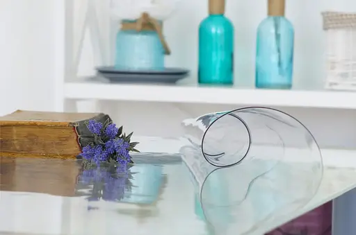 Силіконова скатертина Crystal М'яке скло 150х100 см 1 мм (1000 мікрон) - фото 2