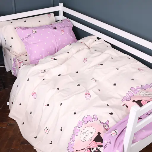 Підковдра MirSon Kids Time Kuromi бязь 110х140 см (2200011553238) - фото 2