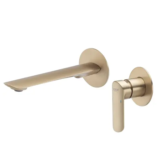 Змішувач для умивальника Koer KB-16028-12 вбудований KR5299 Золотий - фото 1