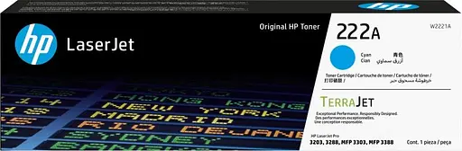 Картридж HP 222A CLJ Pro 3203/3303 Cyan 1200стор teh0015363 - фото 2