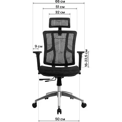 Офисное кресло GT Racer B-228A, черное (B-228A Black) - фото 12