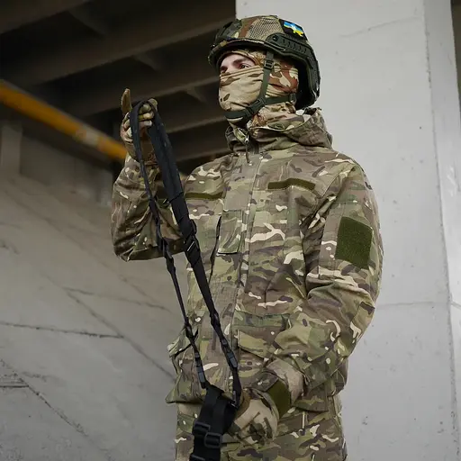 Ремінь Kiborg 2-точковий для АК РПК Black Multicam (1000-k8025) - фото 9