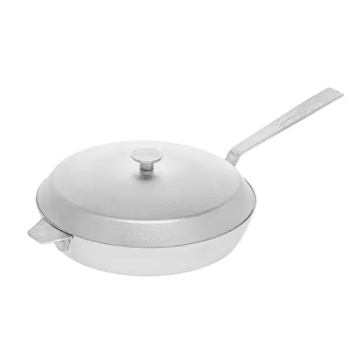 Алюминиевый сотейник с литыми ручками и крышкой 3 л, Полімет 81424 - фото 1