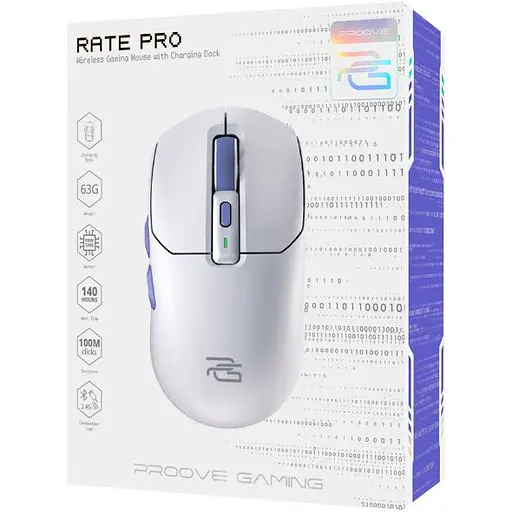 Миша Proove Gaming Rate Pro with Charging Dock White (WMRPCD022002) [132077] - фото 8