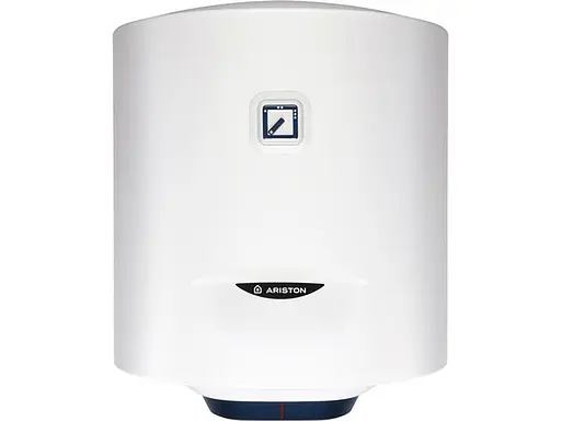 Водонагрівач Ariston BLU1 R 50 V 1.5 До PL DRY 50 л, 1500 Вт, сухий ТЕН, вертикальний, циліндричний, білий (3201453) - фото 1