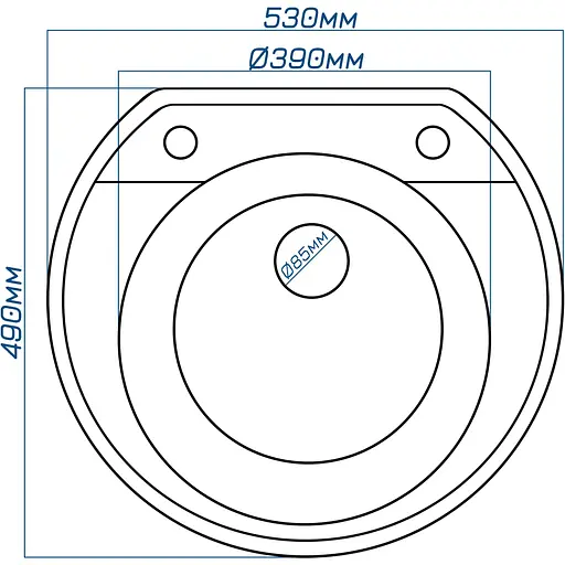 Кухонна мийка Romzha Janta Gri (802) - фото 2