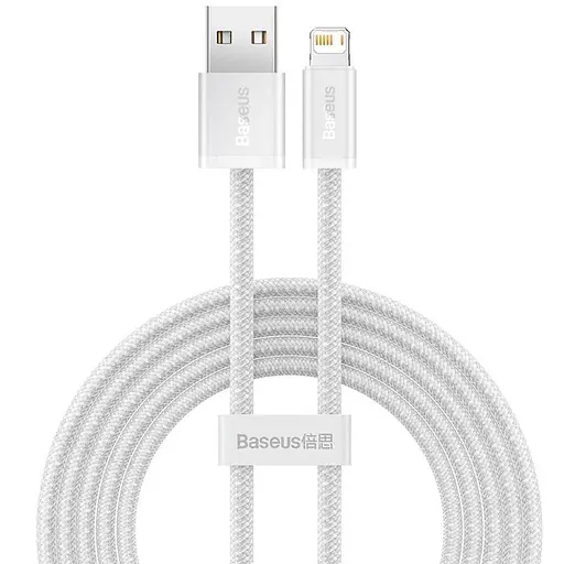 Дата кабель Baseus Dynamic Series USB to Lightning 2.4A (2m) (CALD00050) White
