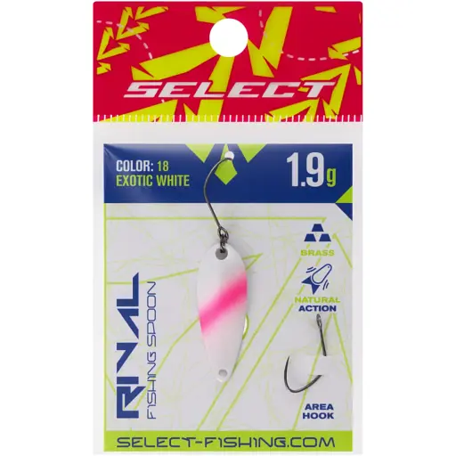 Блесна Select Rival 1.9g 30mm #18 Exotic White - фото 2