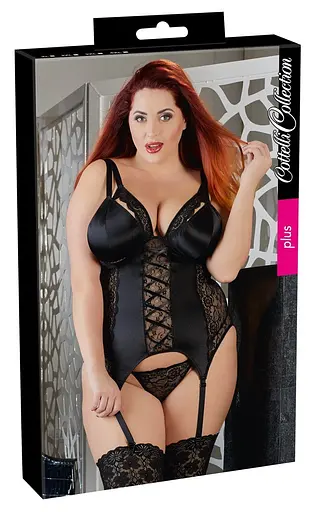 Корсет Cottelli Curves XXXL (чорний) - фото 19