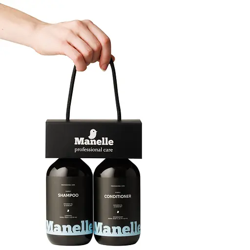 Набор для волос Manelle Professional Care Avocado Oil & Keracyn Shampoo + Conditioner (MN_DS_AOK_500) - фото 5