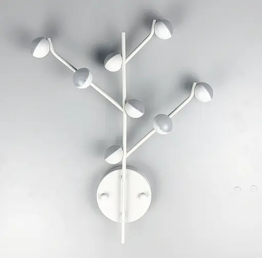 Настінне бра-молекула в білому корпусі Line F WSP 06/8 WH - фото 1