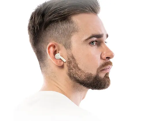 Беспроводные TWS наушники Hoco EW54 вакуумные white - фото 4