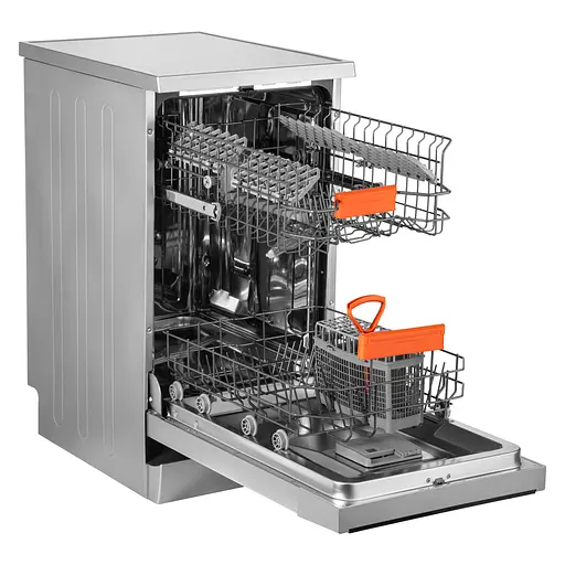 Посудомоечная машина Ardesto 10компл. А++ 45см гигиен дисплей.обработка серебристый - фото 3